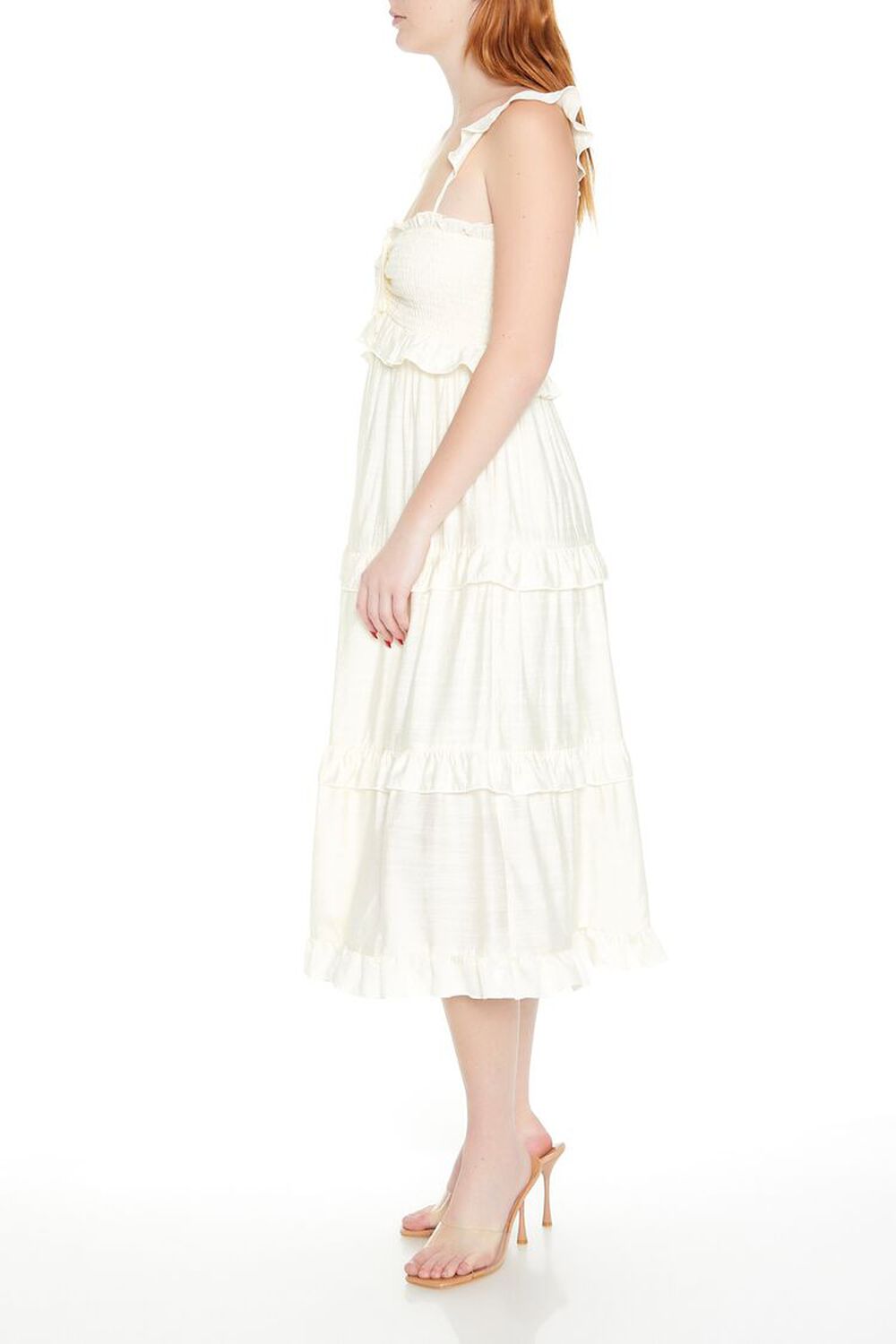 Tiered Ruffle Midi Dress