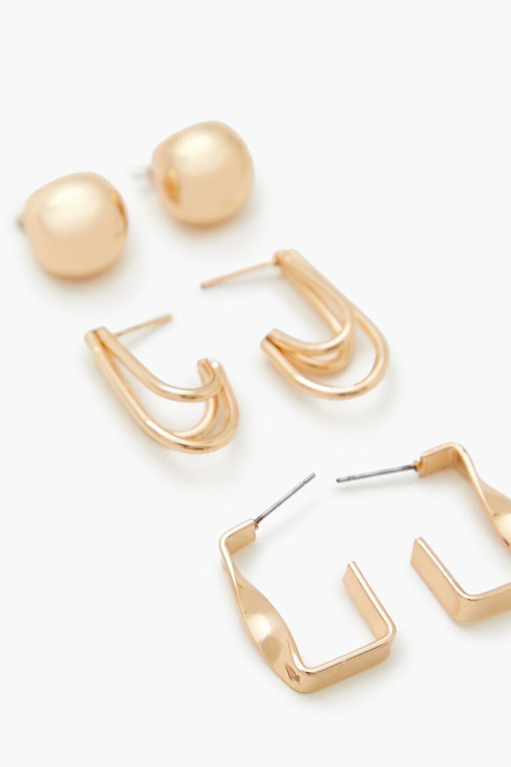 Geo Hoop Earring Set